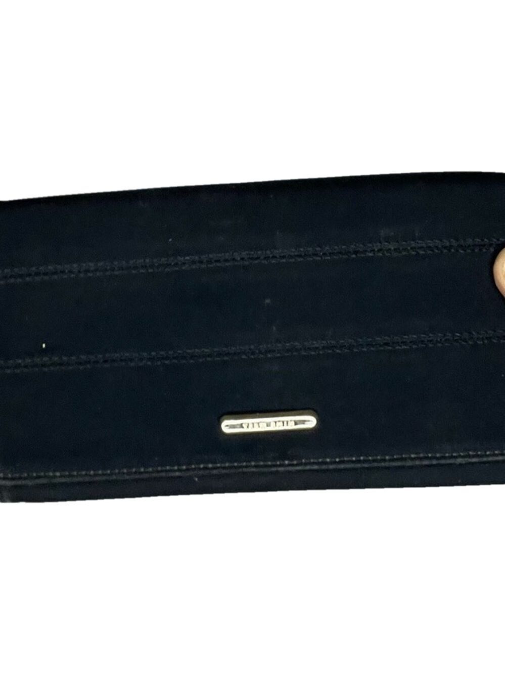 Nine West Wallet, SZ 7.5”x4.5”x1”, Dark Blue Color, Silver Zipper